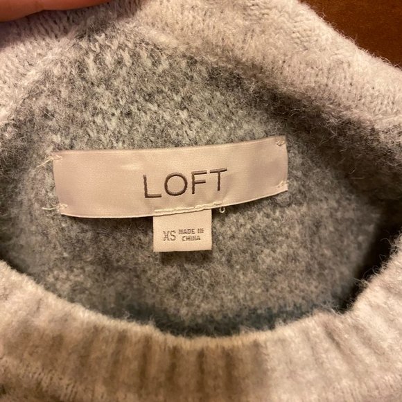 LOFT wool blend "fair isles" sweater - Picture 2 of 3